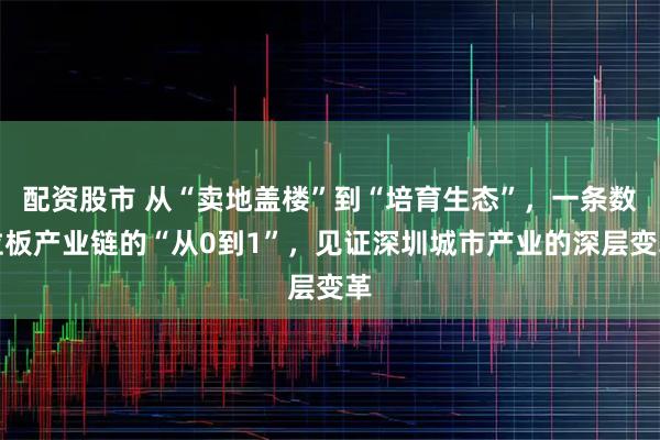 配资股市 从“卖地盖楼”到“培育生态”，一条数位板产业链的“从0到1”，见证深圳城市产业的深层变革